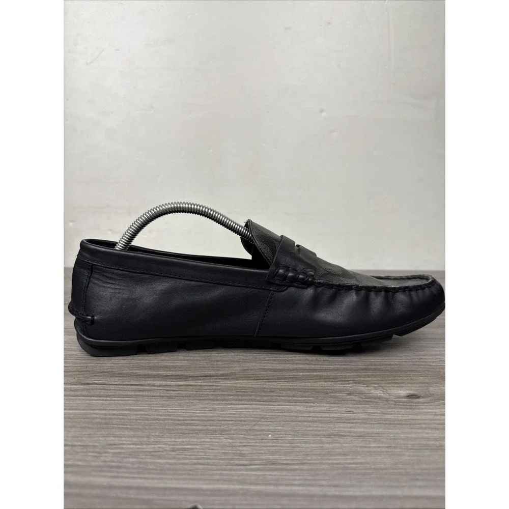 Coach Men's Mott Driver Sig FG2983 Casual‎ Loafer Shoes Black Size 11